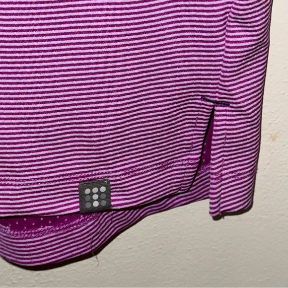 Title Nine Layli Purple Striped & Polka Dot Athletic Dress Size Extra Small - Picture 5 of 10